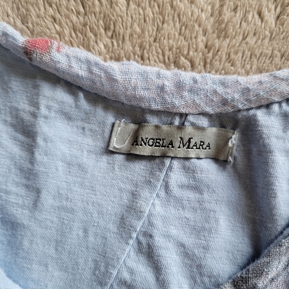 Angela Mara sleeveless cotton blend midi dress size small - Picture 12 of 13